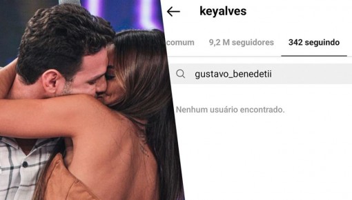Key Alves deixa de seguir Gustavo nas redes sociais