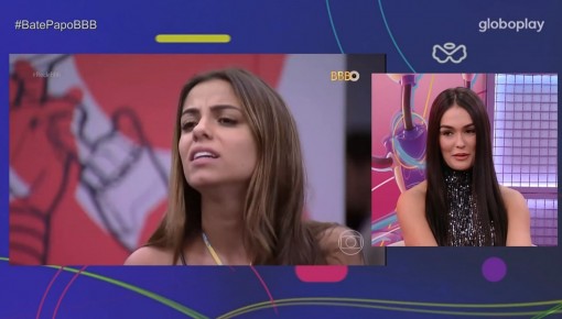 No Bate-Papo BBB, Larissa manda recado para Key Alves