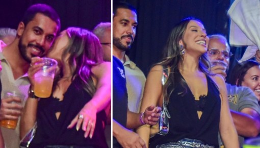 Renata Saldanha, campeã do BBB 25, curte noitada com Maike