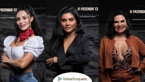 Enquete Tá Na Roça A Fazenda 13: Aline x Mileide x Solange Quem Fica?