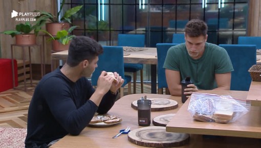 Guilherme Leão e Netto traçam estratégia para seguir no reality