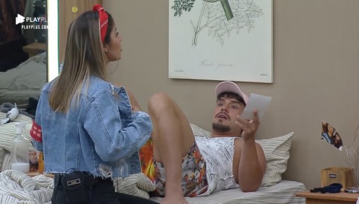 Lucas se altera com Thayse e Hari: 'Eu não nasci para esse jogo'