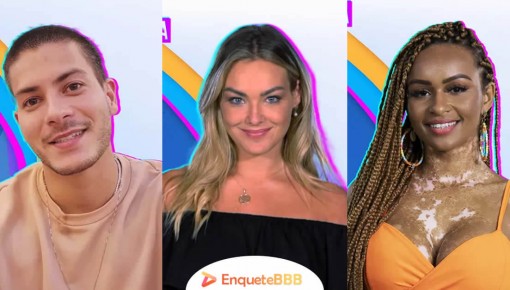 Arthur Aguiar, Bárbara e Natália estão no terceiro paredão do BBB 22
