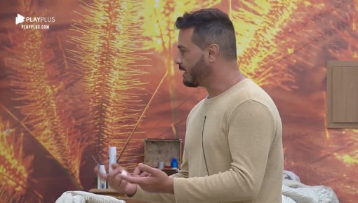 Rodrigo dá conselho a Lucas, mas peão leva invertida e Hari grita