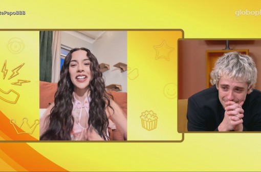 Juliano Floss se emociona ao ganhar recado de Marina Sena: 'Vem para os meus braços'