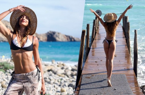 Mari Gonzalez exibe corpão de biquíni em fotos de viagem a Ibiza