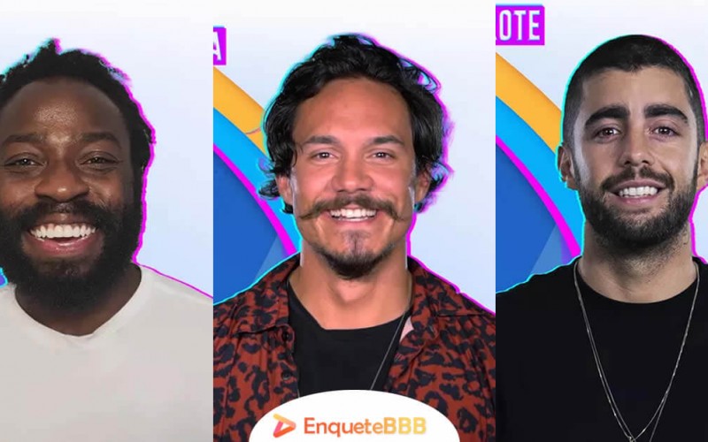 Paredão + Votação Enquete BBB 22 Gshow: D.G, Eliezer ou Pedro Scooby, quem deve sair?