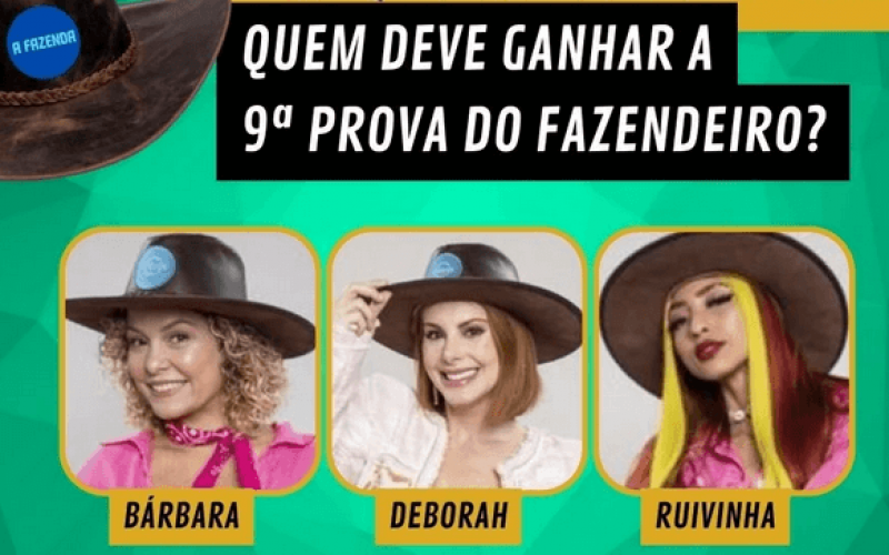 Enquete A Fazenda 2022: quem deve ganhar a Prova do Fazendeiro? (09/11)