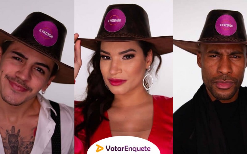 A Fazenda 2020: Biel, Raissa Barbosa e Rodrigo Moraes estão na roça