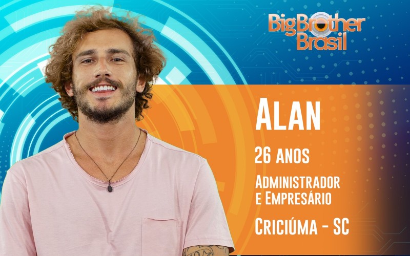 Conheça o novo participante do BBB19: Alan 