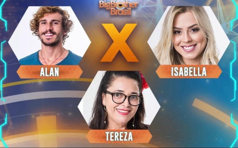 Alan, Isabella e Tereza estão no sexto Paredão do BBB19