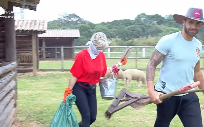 Após ataque de porcos, Andrea recebe ajuda de Netto