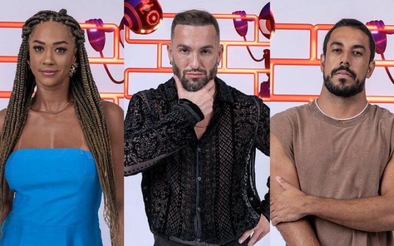BBB 25: Aline, Diego e Maike estão no décimo paredão