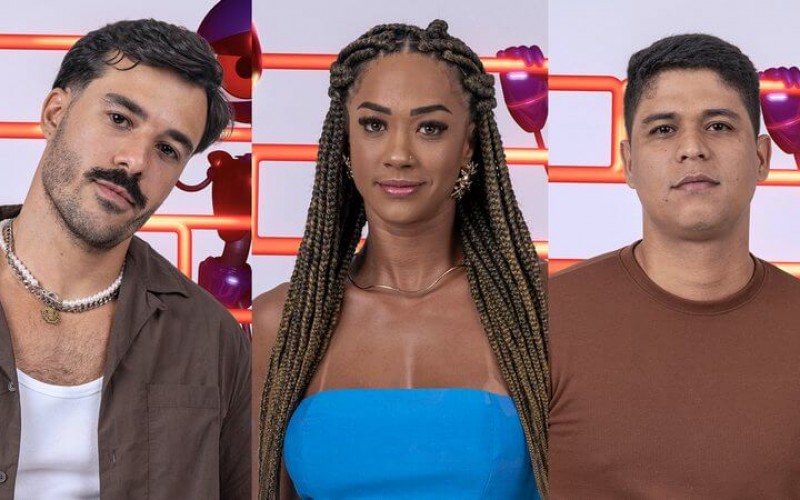 BBB 25: Mateus, Aline e Guilherme estão no quinto paredão
