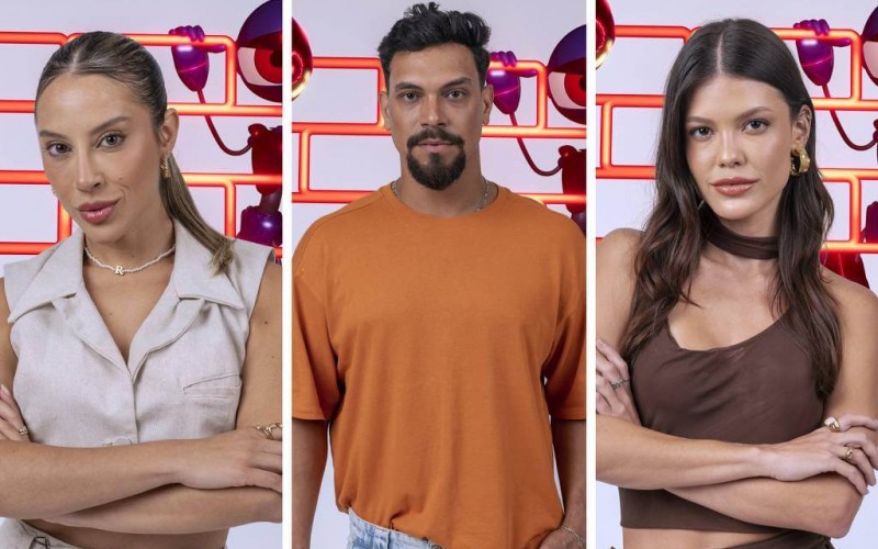 BBB 25: Renata, Vinícius e Vitória estão no Paredão; vote na enquete