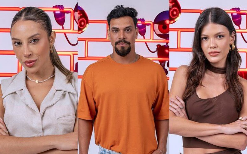 BBB 25: Renata, Vinicius e Vitória Strada estão no 16º paredão