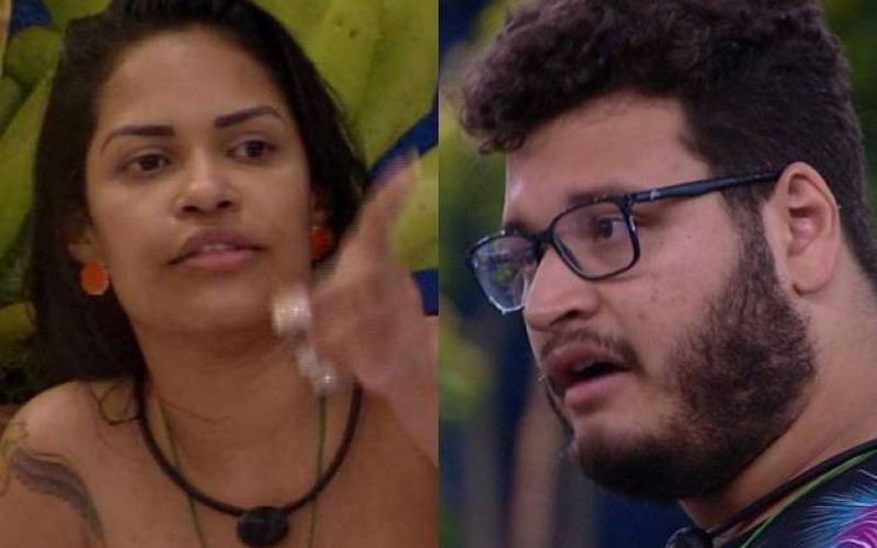 BBB20 - Flayslane discute com Victor Hugo