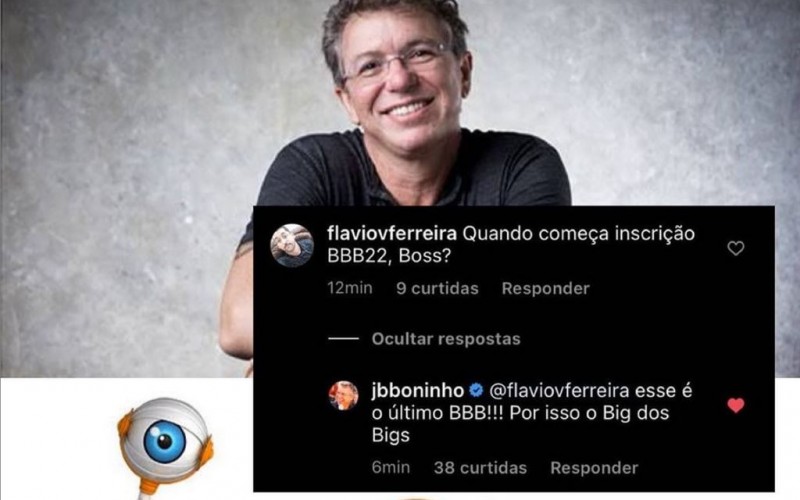 Boninho afirma que essa será a última edição do Reality Show Big Brother Brasil