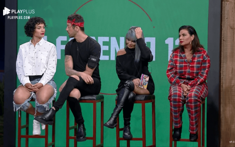 Aline, Rico, Solange e Valentina estão na nona roça de 