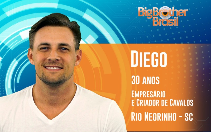 Diego é participante do BBB19; conheça!