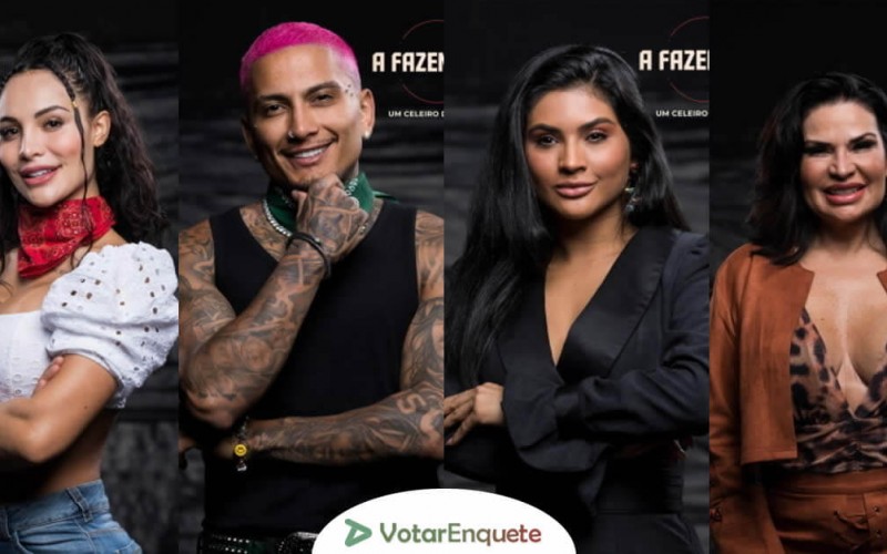 Enquete 12ª Roça A Fazenda 13: Aline x Dinho x Mileide x Solange, Quem Se Salva?