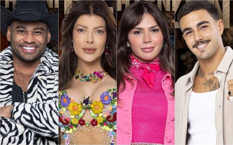 Enquete A Fazenda 15: Black, Jaquelline, Nadja e Yuri estão na roça; votação