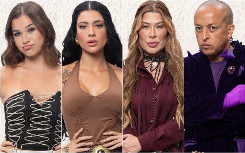 Enquete A Fazenda 17: Duda, Rayane, Renata e Walério estão na roça; vote