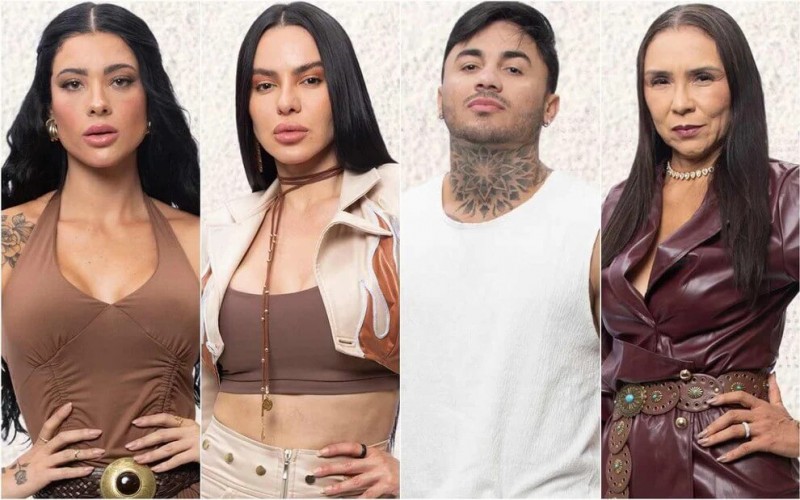 Enquete A Fazenda 17: Rayane, Tamires, Wallas e Yoná estão na roça; vote