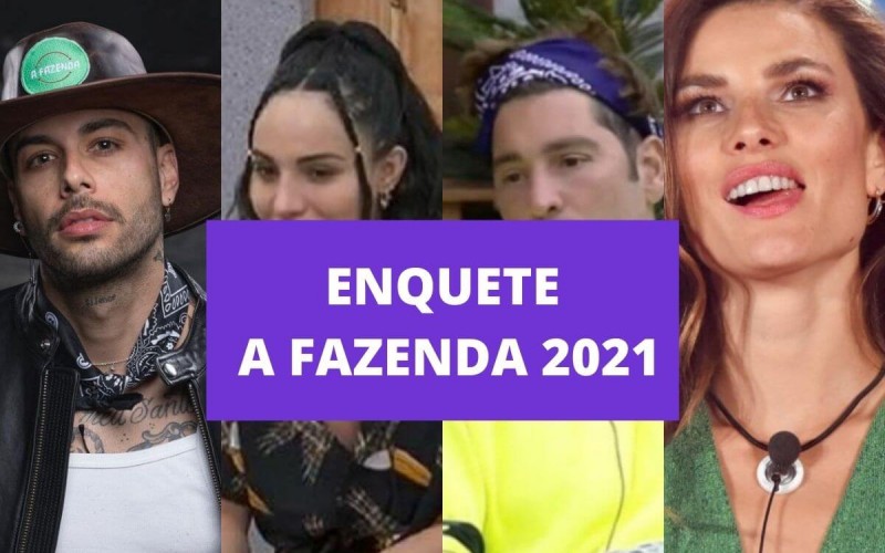 Enquete A Fazenda 2021: Gui, Aline, Victor ou Dayane, quem sai?