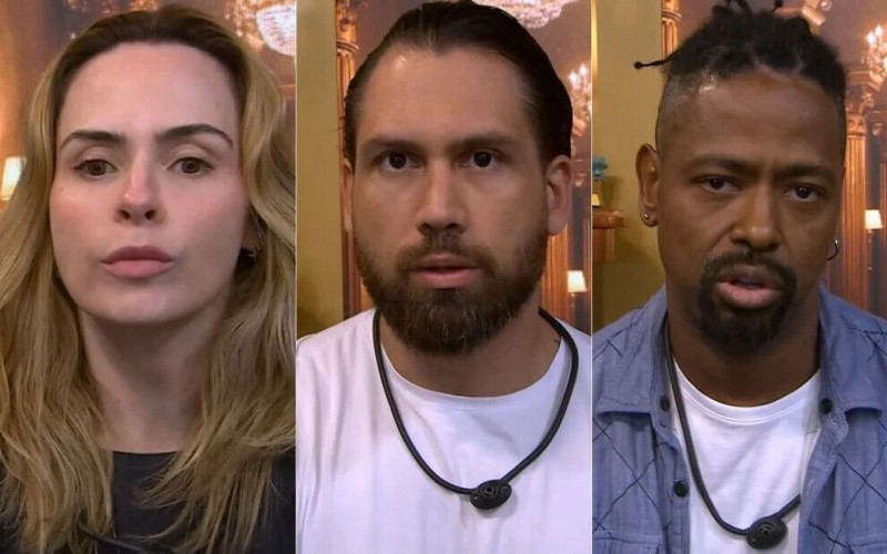Enquete BBB 26: Ana Paula, Brigido e Leandro estão no 3º Paredão! Quem você quer eliminar? VOTE!