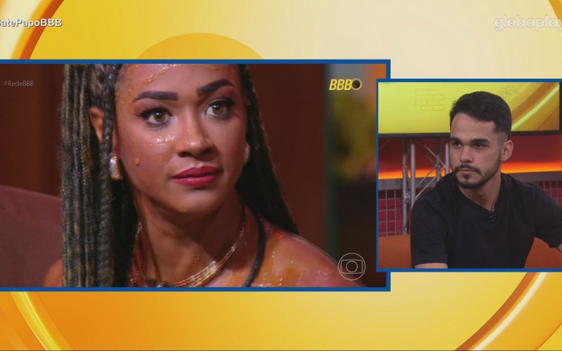 Aline presenteia João Gabriel com berimbau após meme; veja