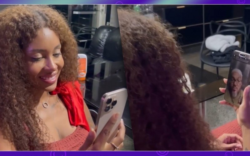 Após Eliminação, Giovanna faz chamada de vídeo com Belo