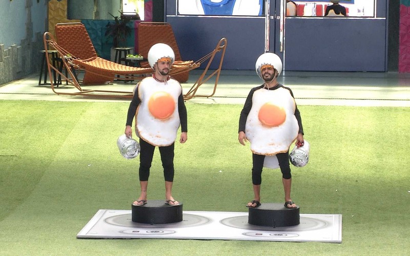 Arthur e Rodolffo cumprem o Castigo do Monstro no BBB21
