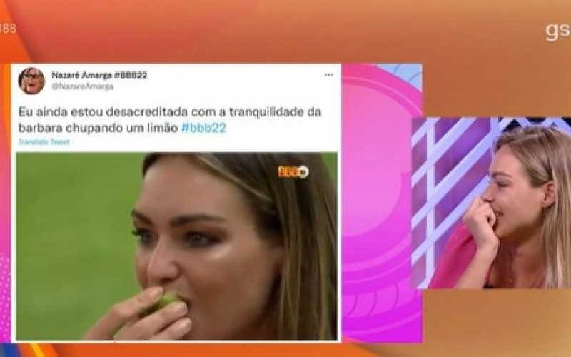 Bárbara comenta semelhança com Leonardo DiCaprio