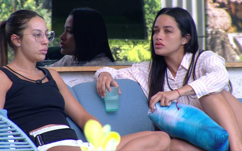 BBB 25: Eva e Renata especulam votos do próximo Paredão