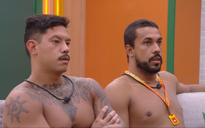BBB 25: Gabriel e Maike recebem resultado da Enquete do Líder