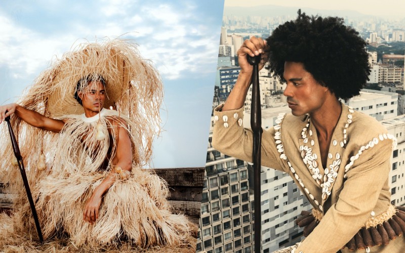 Breno, do BBB 26, faz ensaio com homenagem a orixá