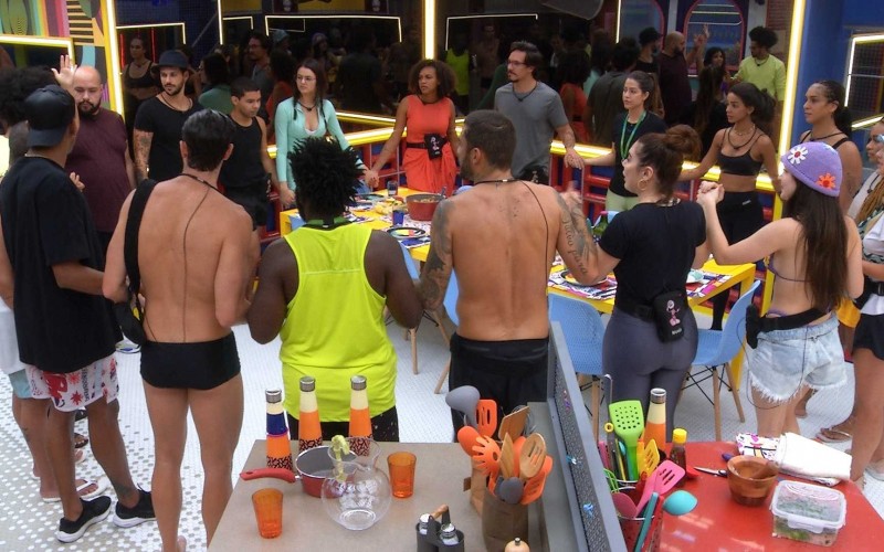 Brothers almoçam no BBB 22