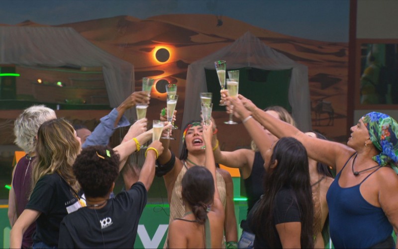 Brothers brindam e celebram chegada no Top 10 do BBB 26
