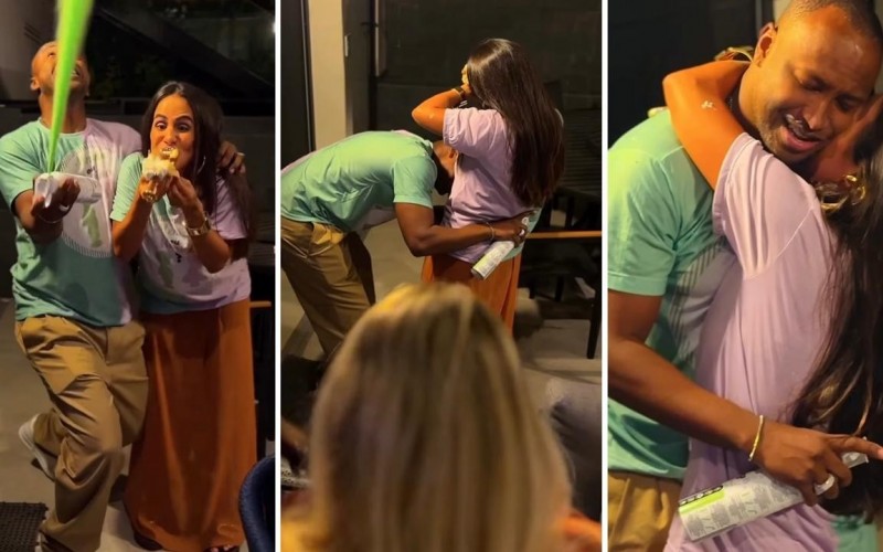 Carol Peixinho e Thiaguinho revelam sexo e nome do bebê com muito choro