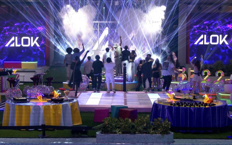 Começa a Festa Open House no BBB 22, com Dj Alok