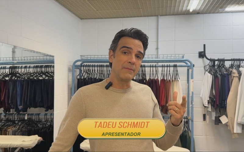 Conheça a rotina de Tadeu Schmidt nos bastidores do BBB 26