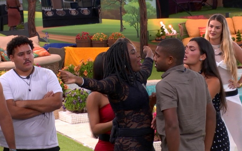 Davi e Leidy Elin se enfrentam, e sister grita: 