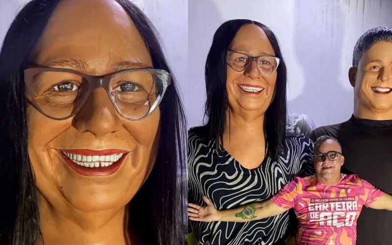 Delma ganha homenagem e se torna boneco de Olinda: 