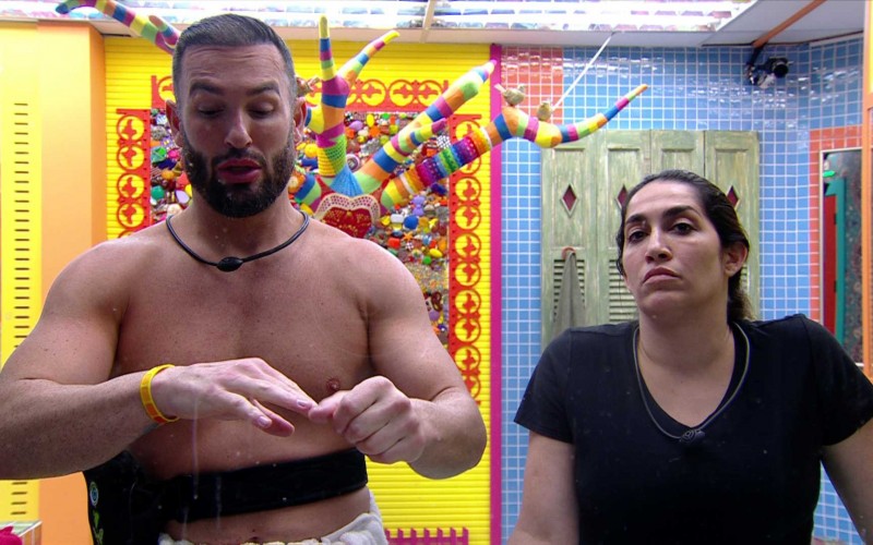 Diego Hypolito analisa Raissa no BBB 25: 