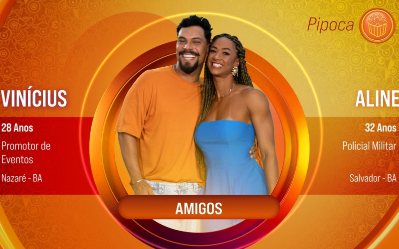 Dupla Aline e Vinícius, do BBB 25: conheça!
