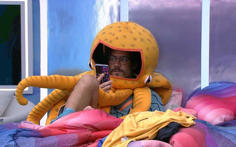 Eliezer grava o Podcast do Líder no BBB 22