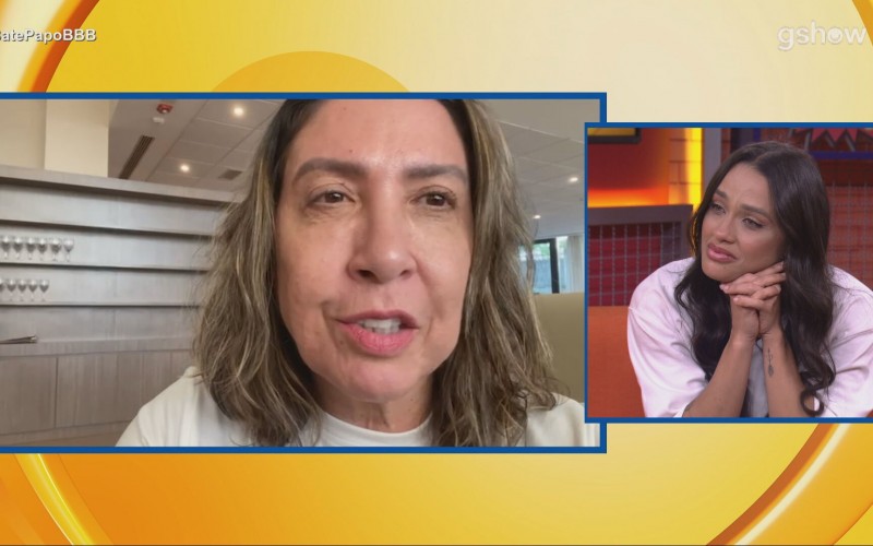 Eva se emociona com vídeo da mãe: 