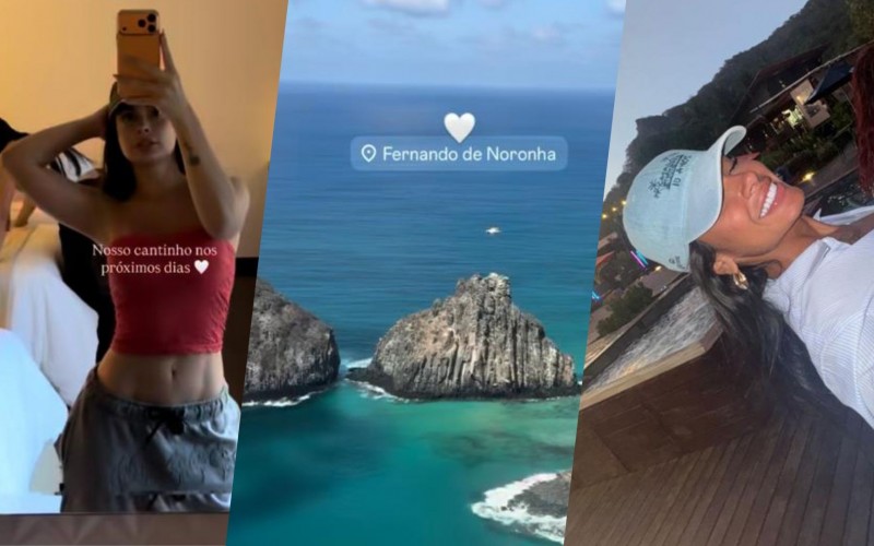 Ex-BBBs curtem primeiro fim de semana de 2026 em Noronha