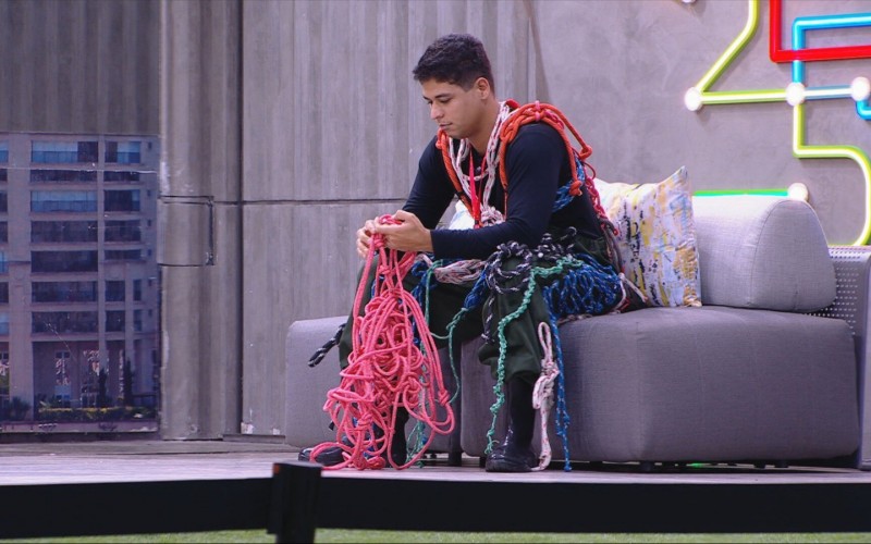 Guilherme cumpre Castigo do Monstro no BBB 25